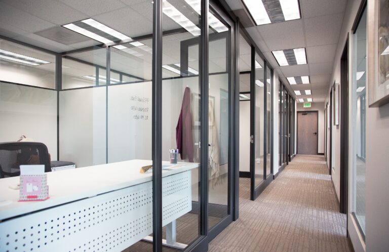 hallway to Citrine & Gold's office