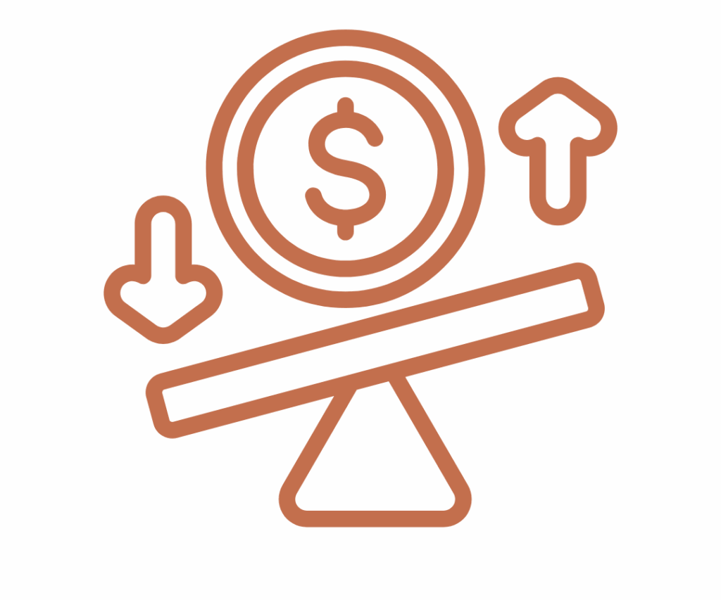 graphic depicting budgeting for variable income