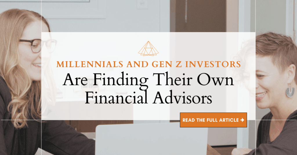 millennial investor meeting with financial advisor