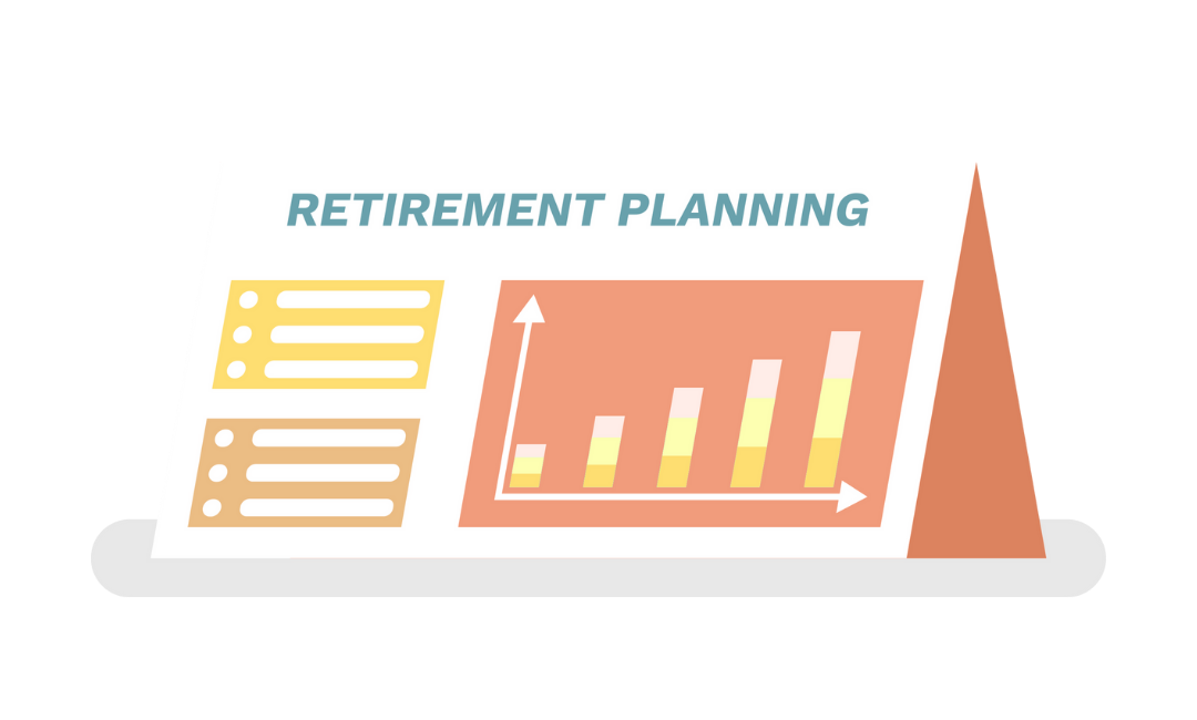 Graphic of "Retirement Planning" trifold