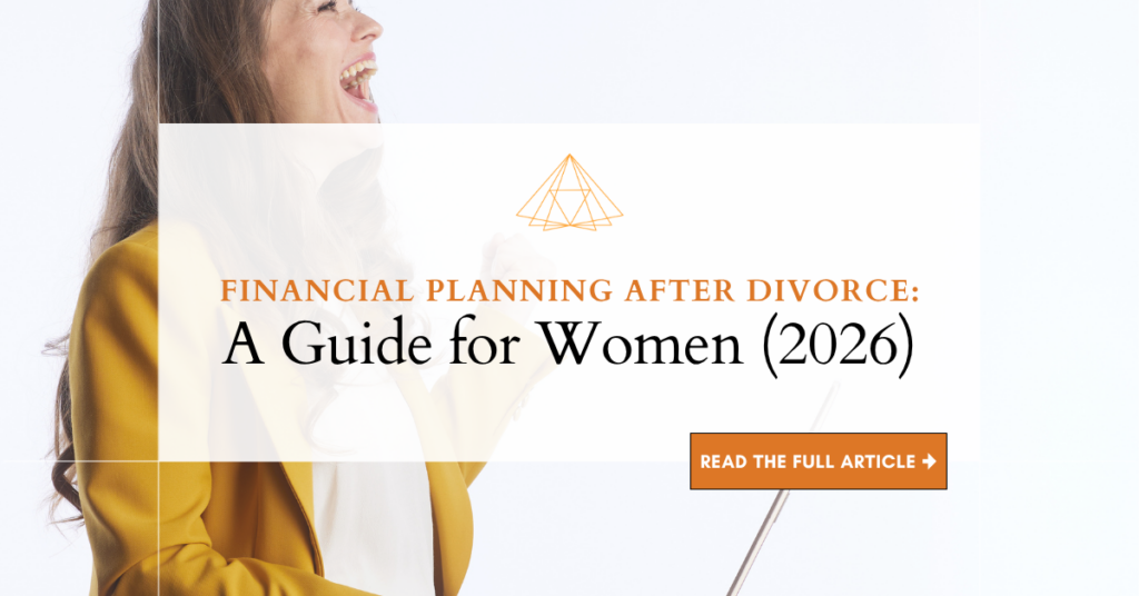 woman happy with her financial planning after divorce