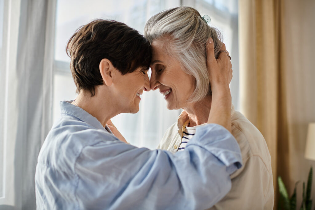 happy lesbians considering Financial Planning for LGBTQ Couples Over 50